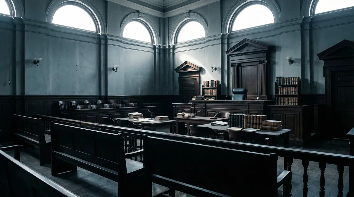 黑料视频 - 法庭内部法律诉讼场景