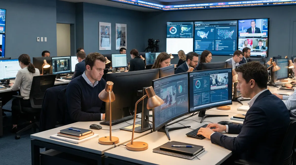 黑料视频 - 新闻编辑室调查团队工作场景